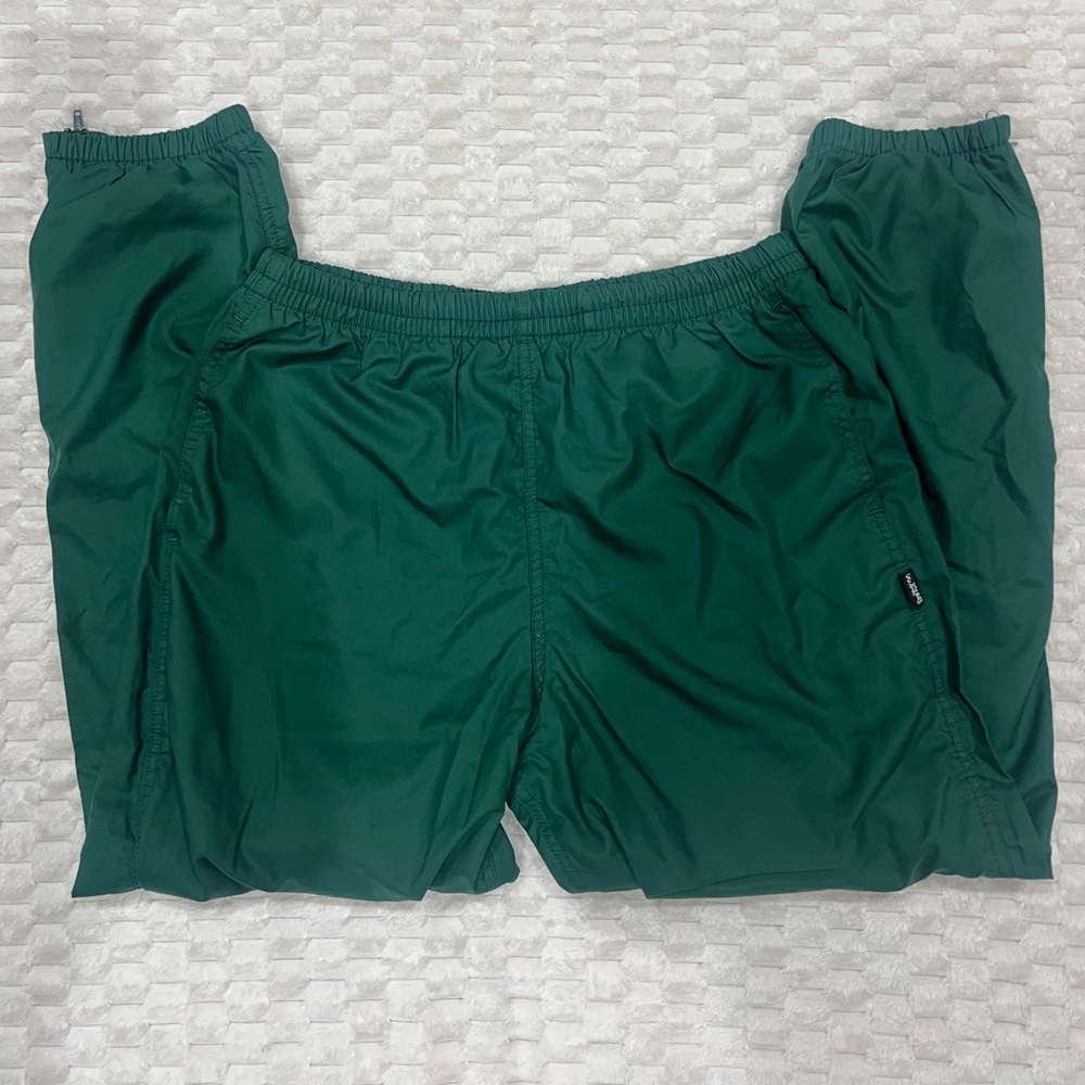 vintage green track pants